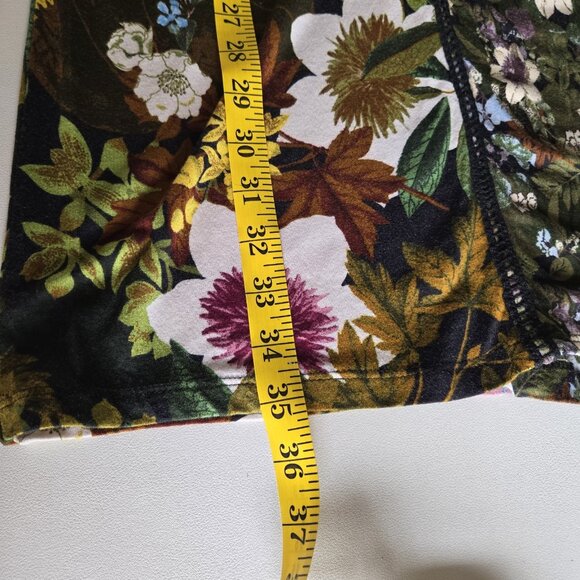 Desigual Morgana Floral Patchwork Dress Sz S Sheer‎ Mesh Bell Sleeve Cottagecore - Picture 11 of 13